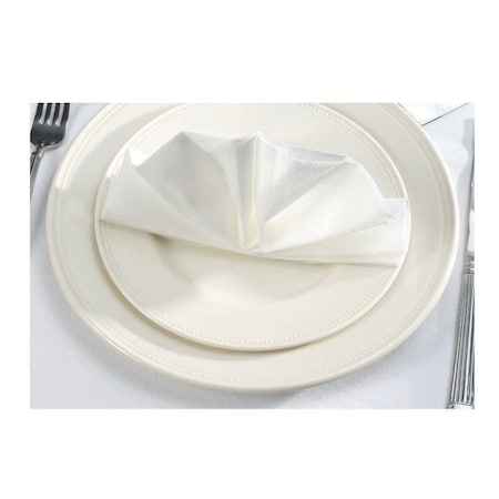 Lapaco Lapaco 16" x 16" White Flat Napkins, PK1000 560-001
